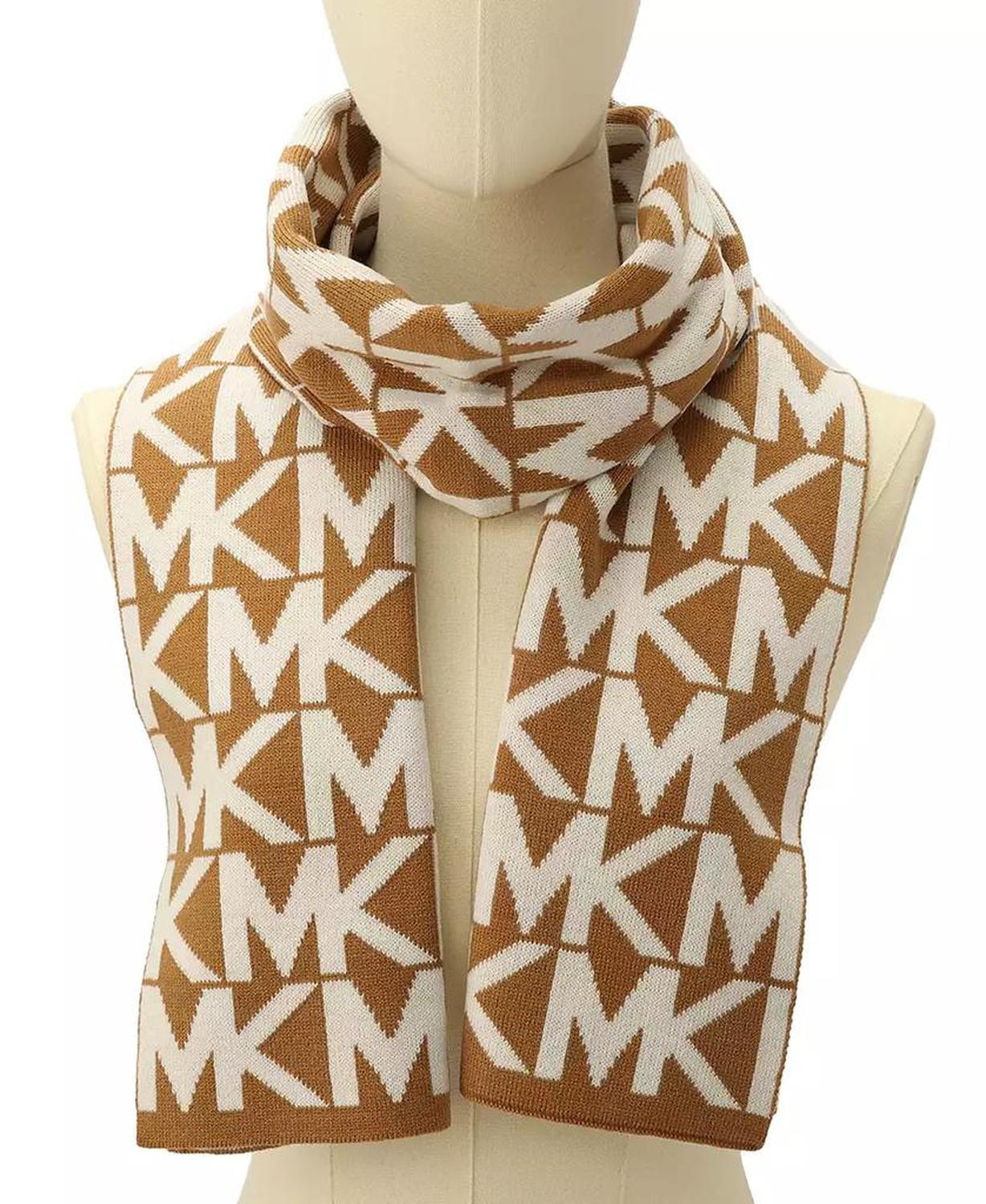 MICHAEL Major MK Repeating Logo Knit Scarf