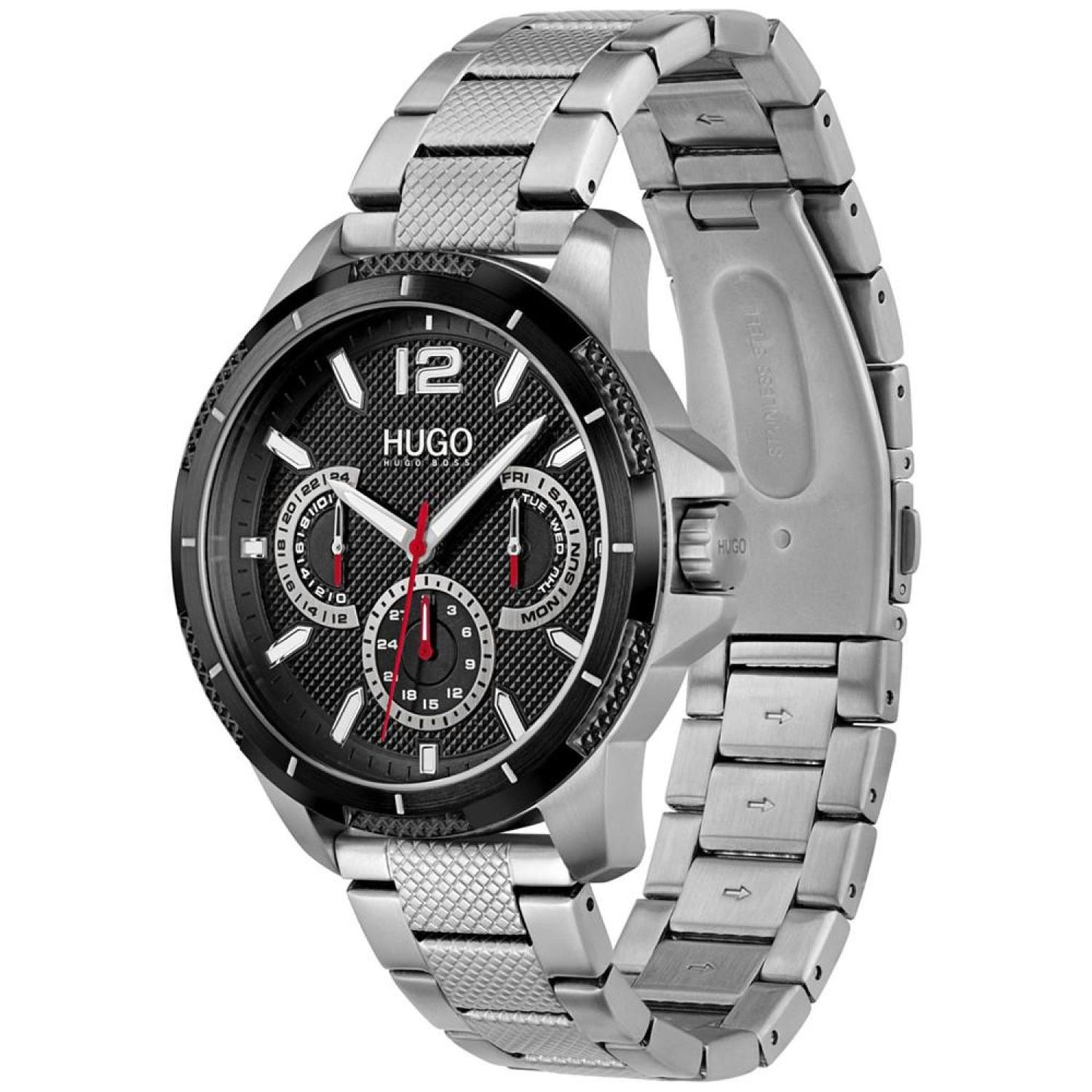 Men's #SPORT Stainless Steel Bracelet Watch 46mm