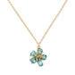 Gold-Tone Paradise Flower Mini Pendant Necklace, 16" + 3" extender