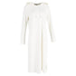 Leisure Veruska Midi Hooded Dress in White Cotton