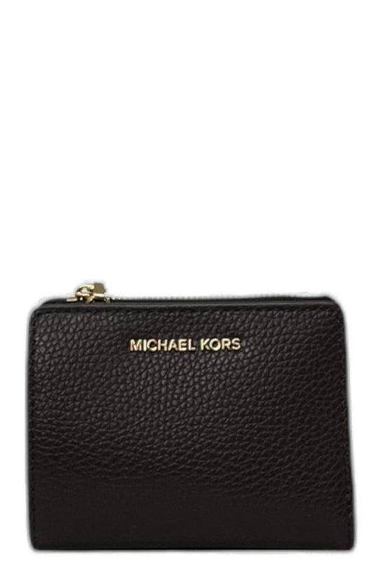 Michael Kors Logo Lettering Zipped Wallet