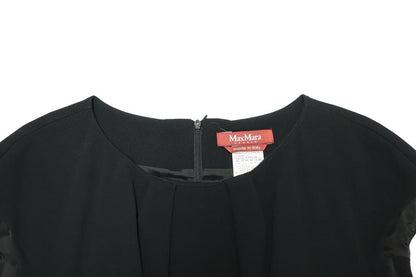 Max Mara Sheath Dress in Black Triacetate