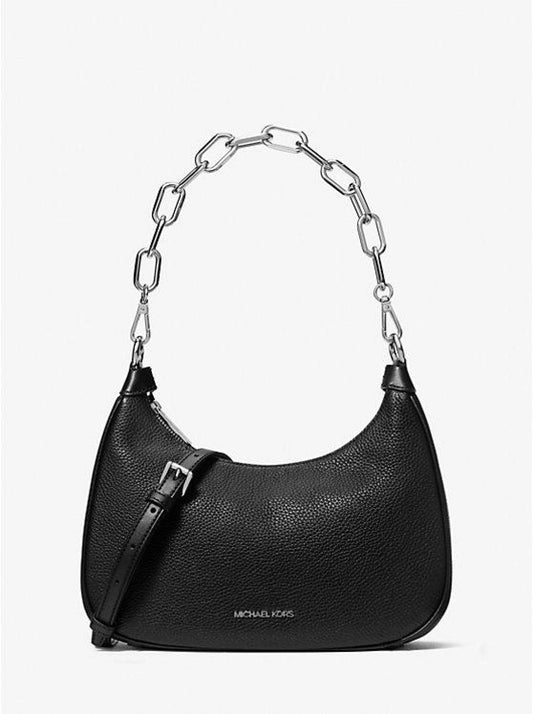 Cora Large Pebbled Leather Shoulder Bag