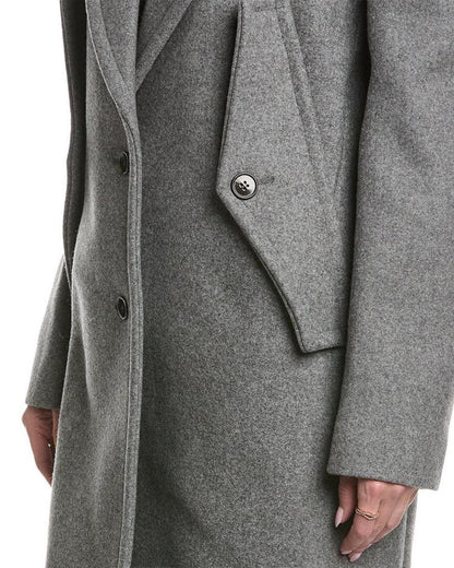 Michael Kors Collection Reefer Wool Coat