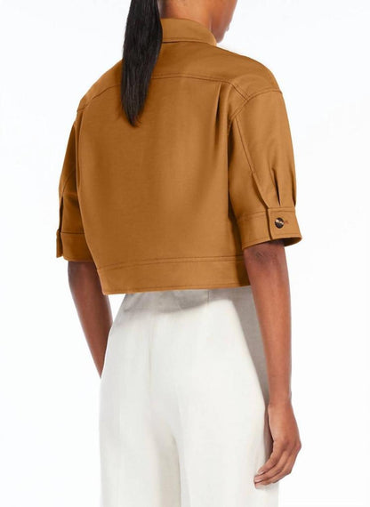 Agiate Cotton Crop Jacket