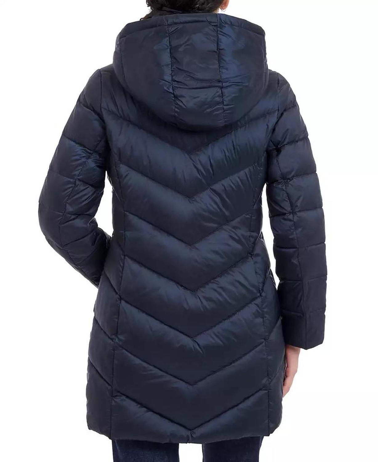 Petite Hooded Packable Down Puffer Coat, Created for Macy's