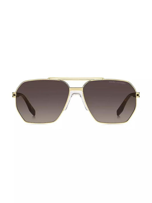 60MM Metal Modified Aviator Sunglasses