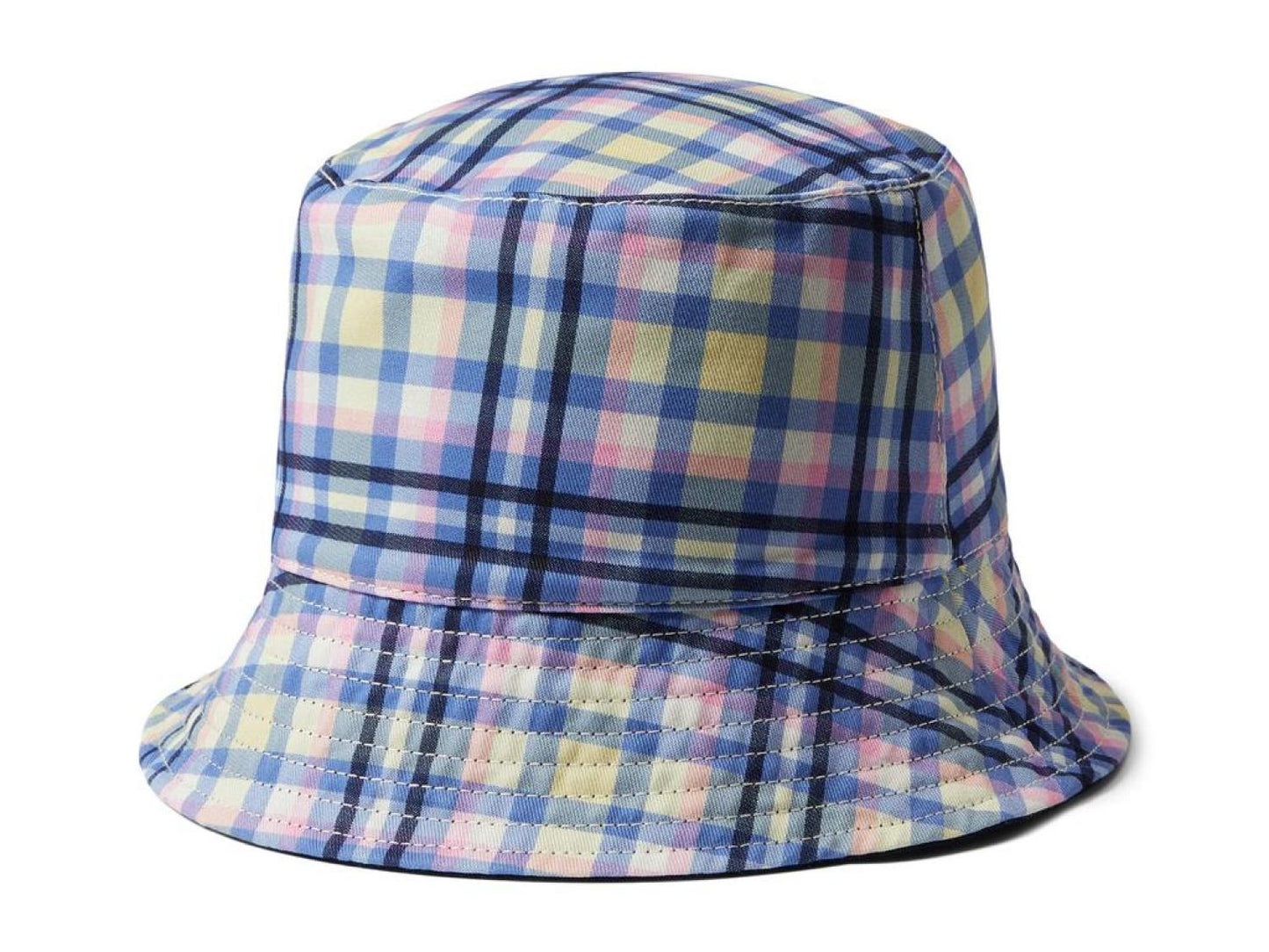 Garden Plaid Reversible Bucket Hat