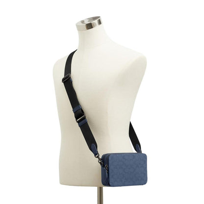 Men's Charter 19 In Signature Canvas Jacquard Crossbody