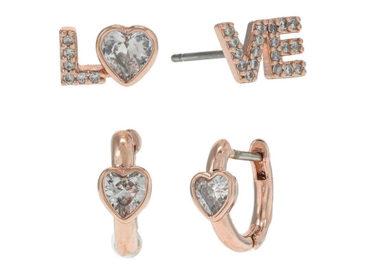 Tiny Twinkles Love Earrings Set