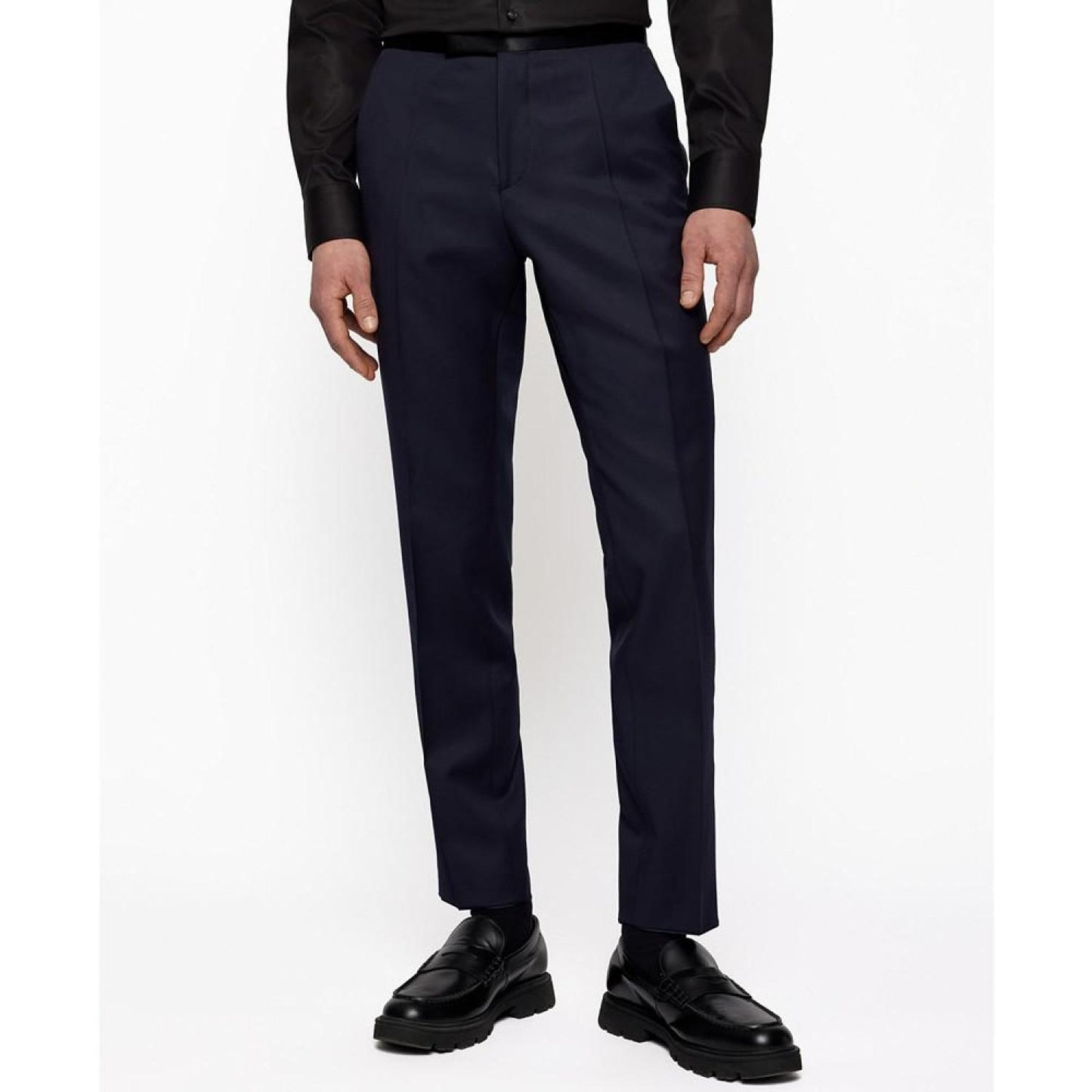 Men's Slim-Fit Tuxedo Trousers