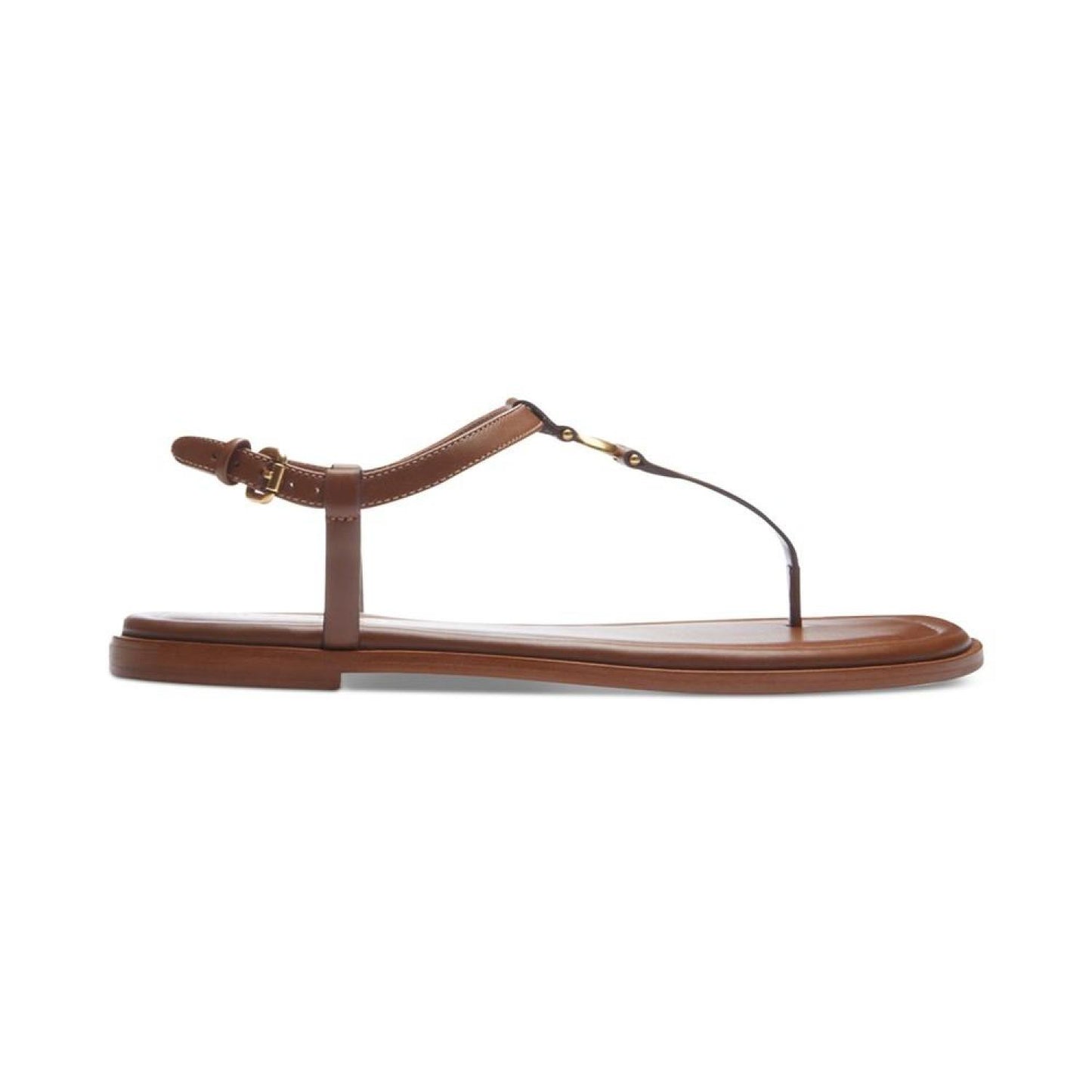 Women's Jessica Sculpted "C" Ankle-Strap Thong Flat Sandals