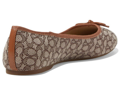 Abigail Mini Signature Jacquard Ballet Flat