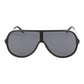 Shield-Frame Injection Wrap Sunglasses