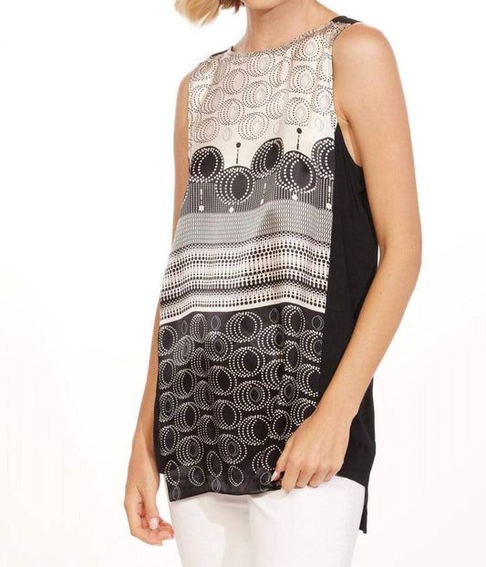 Dean Tunic Tank In Bogata Dot