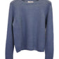 Max Mara Ciad Knit Sweater in Blue Cashmere and Silk