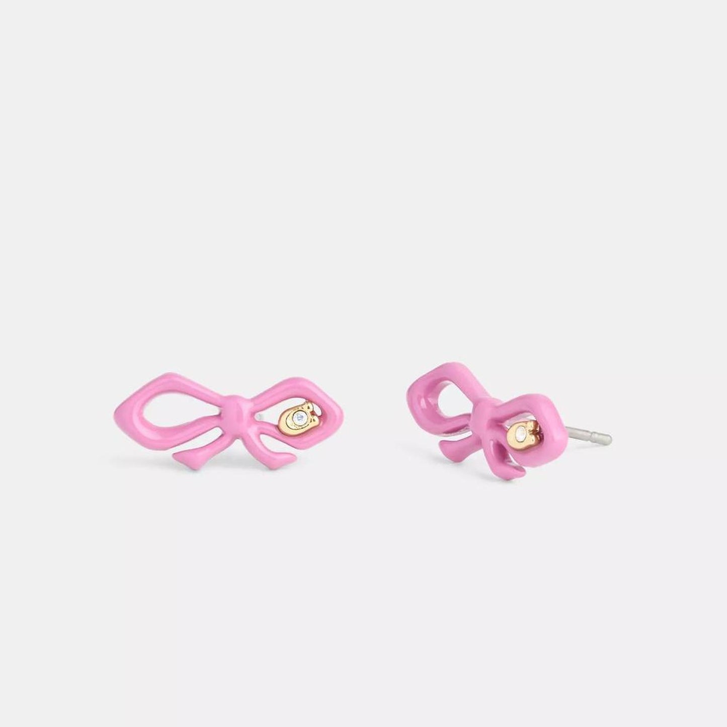 Resin Mini Bow Stud Earrings