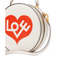 Alexander Girard X Kate Spade New York Heart Embossed Pebbled Leather Top Handle Crossbody