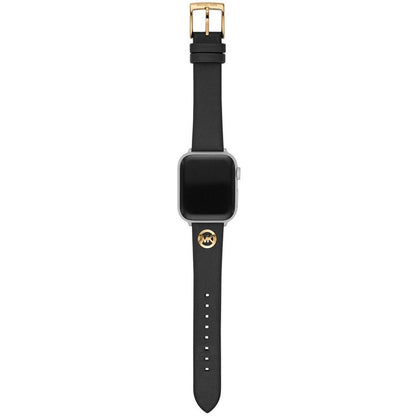 Black Leather Band for Apple Watch 38mm and 40mm