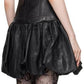 Black 'The Bubble' Leather Minidress