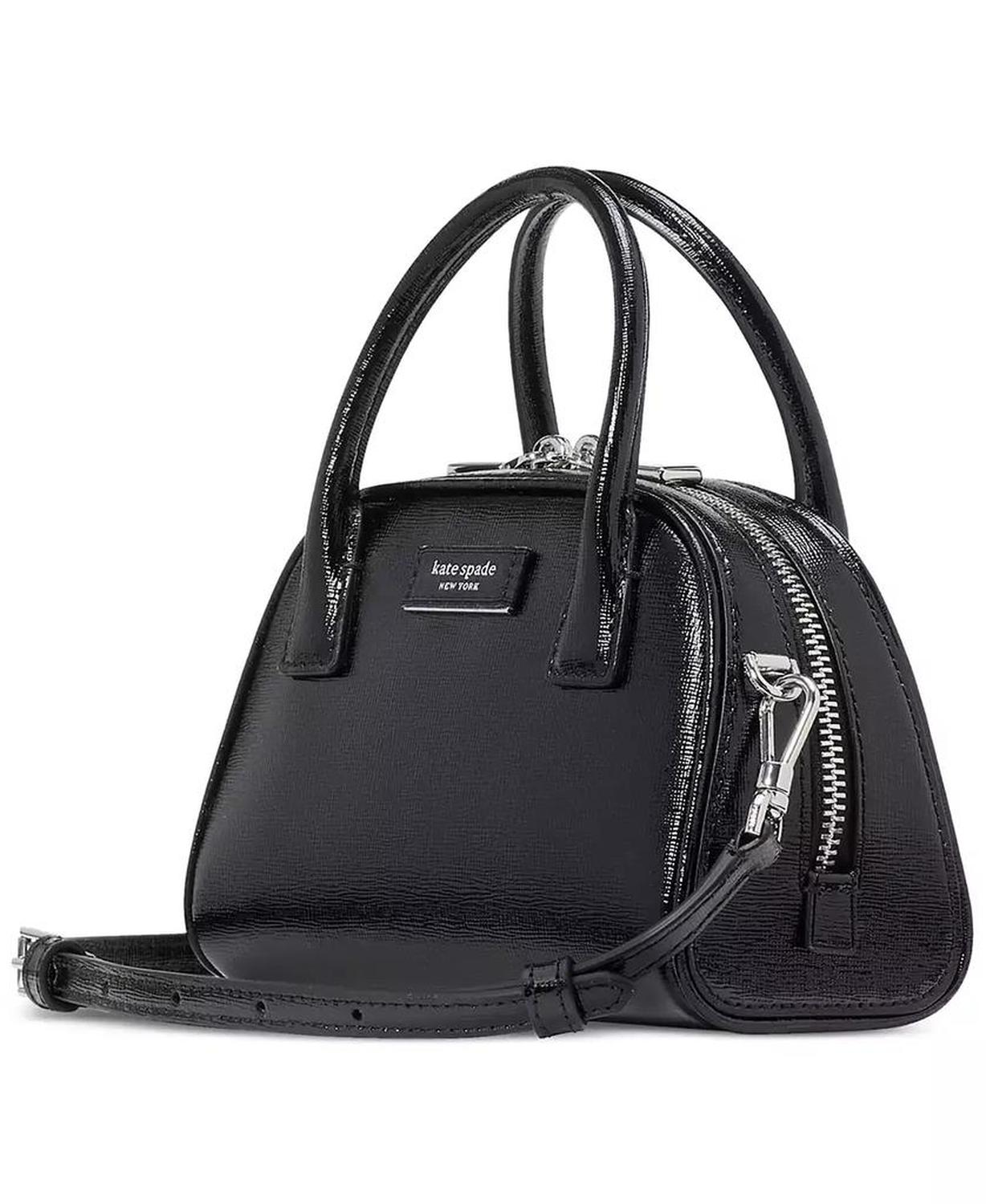 Sam Icon Shiny Saffiano Leather Mini Duffle