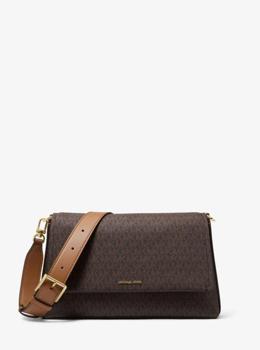 Nessa Large Signature Logo Crossbody Bag