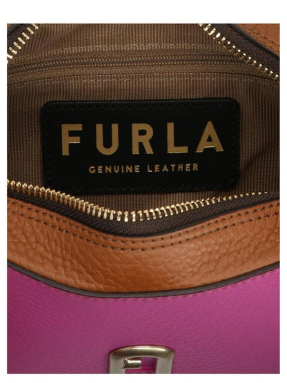 Furla Logo-Plaque Zipped Shoulder Bag