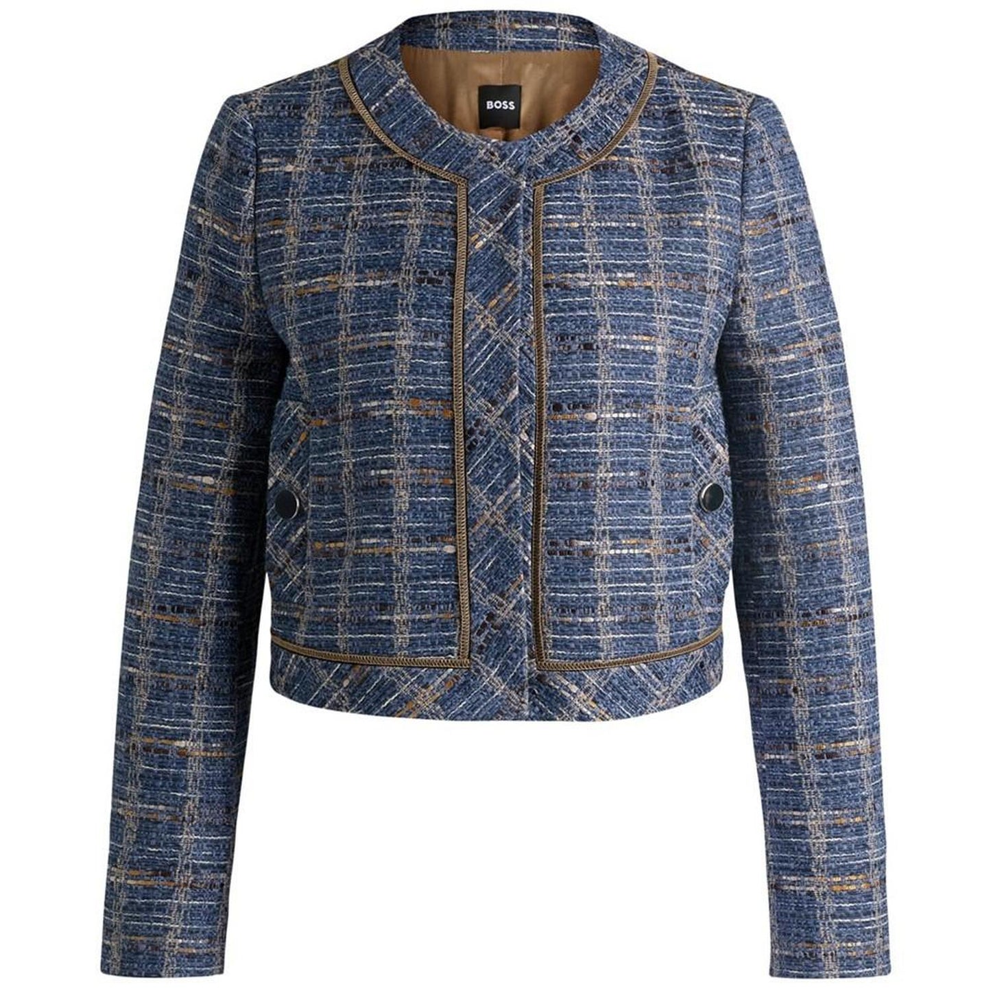 Women's Tweed Regular-Fit Jacket