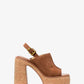 Leia Suede Platform Sandal