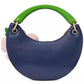 Expo Floral Small Leather Top Handle Bag