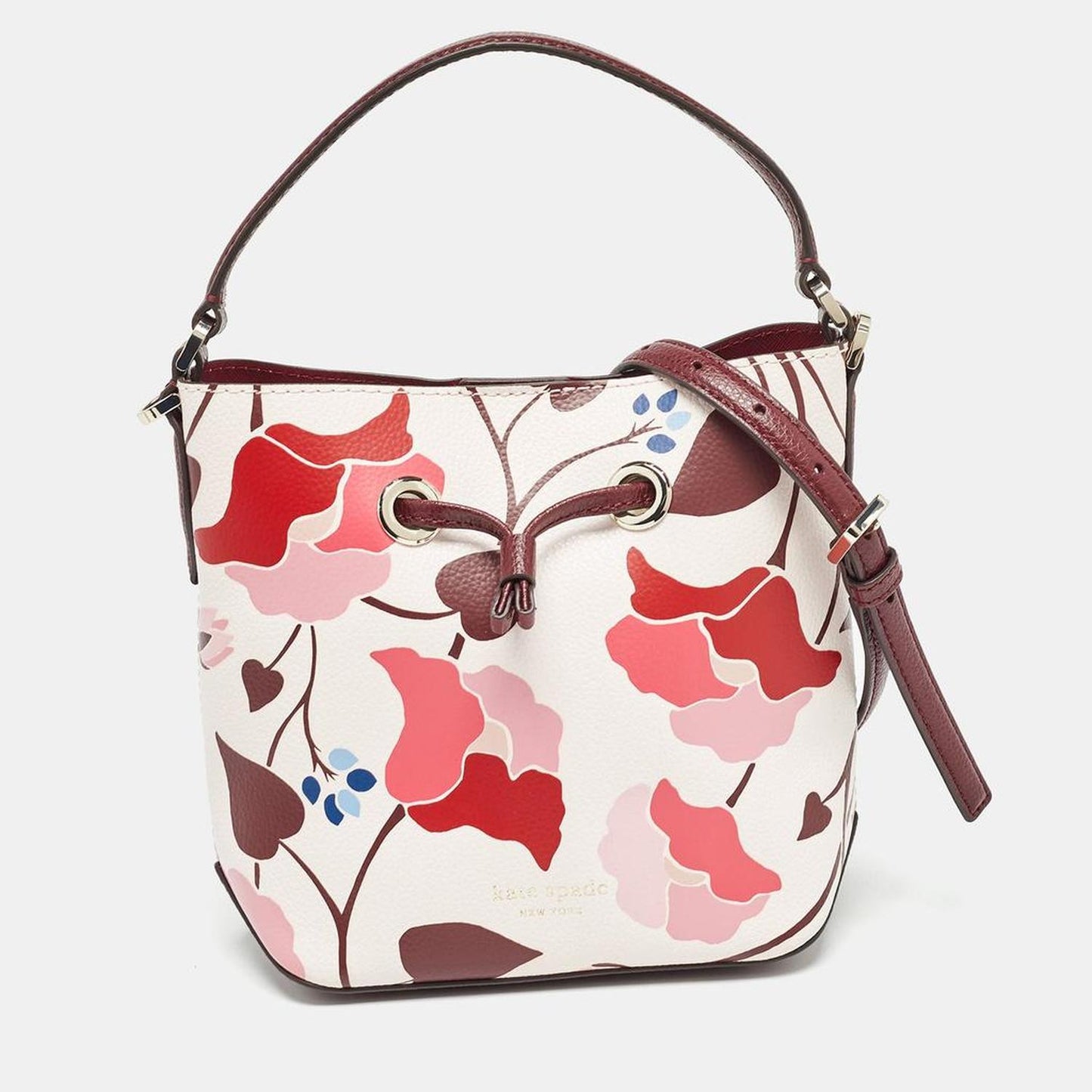 Kate Spade color Leather Small Eva Nouveau Bloom Bucket Bag