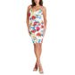 Women's Chiara Floral Twist-Front Sleeveless Dress