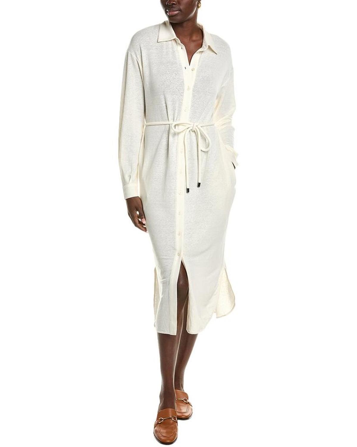 Max Mara Leisure Bormida Linen-Blend Shirtdress