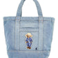 Women's Small Polo Bear Tote Bag