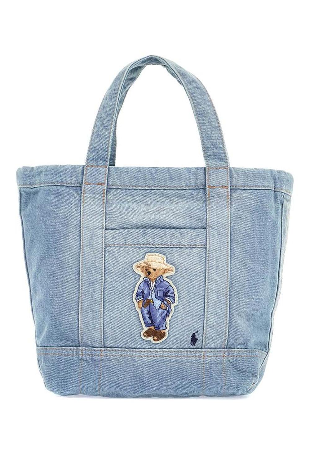 Women's Small Polo Bear Tote Bag