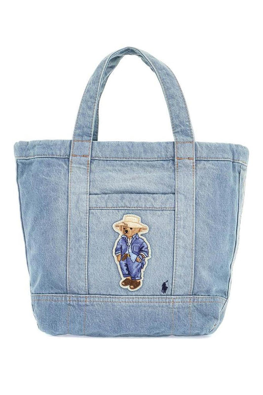 Women's Small Polo Bear Tote Bag