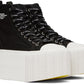 Black 'The Platform High Top' Sneakers