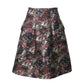 Max Mara Jacquard A-line Skirt in Multicolor Polyester