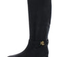 Brittaney Womens Leather Riding Knee-High Boots