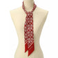 Women's Vintage Signature Print Silk Skinny Scarf