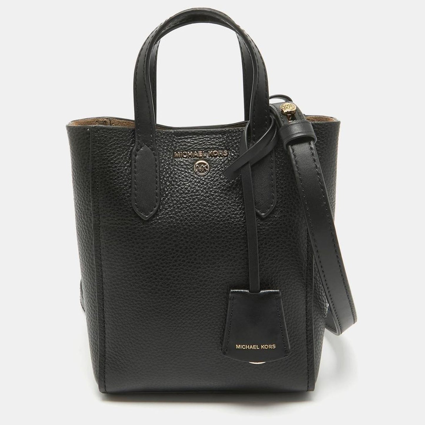 Michael Kors Black Leather Extra Small Sinclair Tote