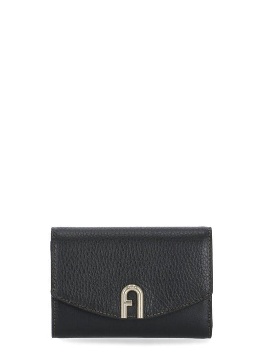 Furla Logo Plaque Zip Detailed Wallet