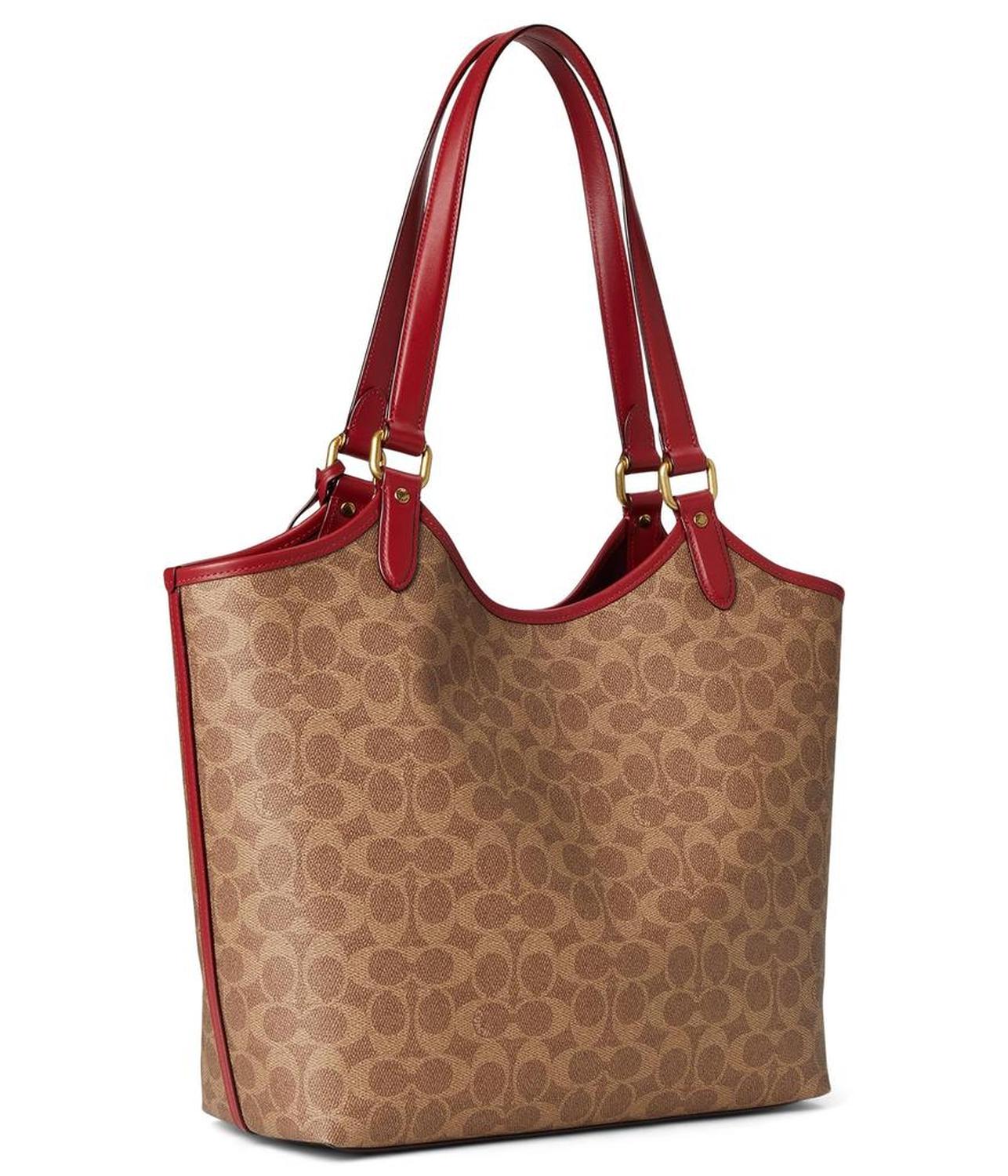 Box Program Coated Canvas Signature Day Tote