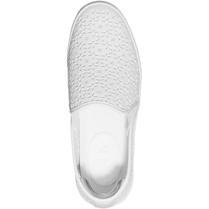 Ophelia Womens Perforated Man Made Slip-On Sneakers