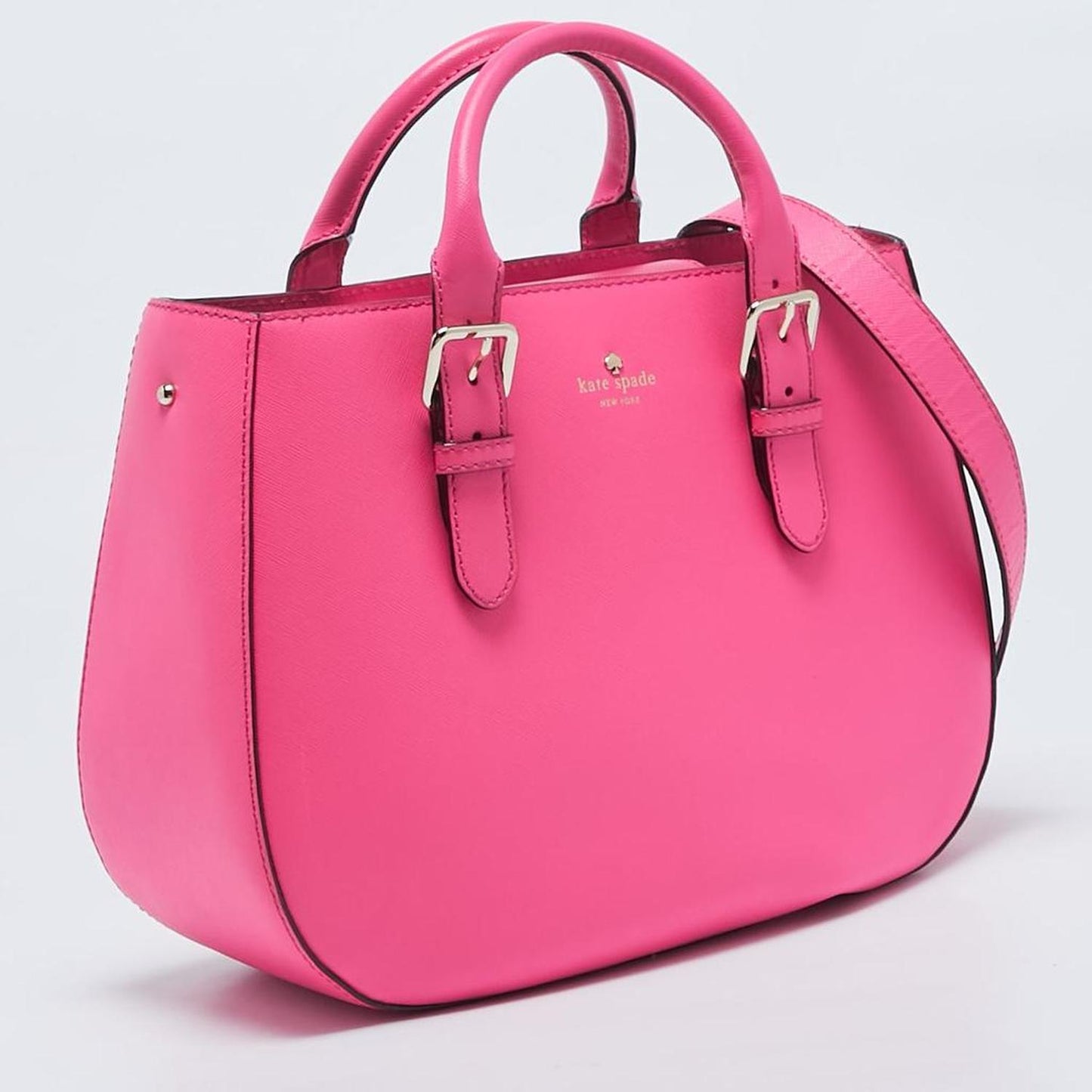 Hot Pink Leather Charlotte Street Sylvie Tote