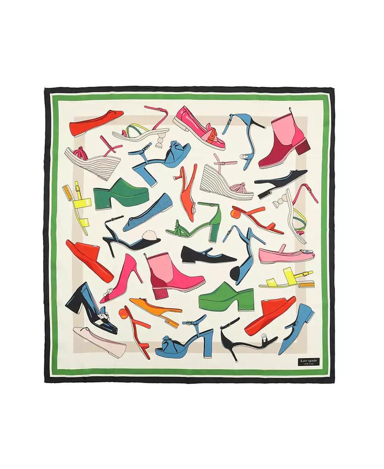 Women's Shoes Silk Square Scarf