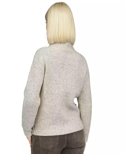 MICHAEL Women's Funnel-Neck Side-Snap Sweater