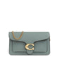 Coach Tabby Logo Plaque Chain Clutch Bag