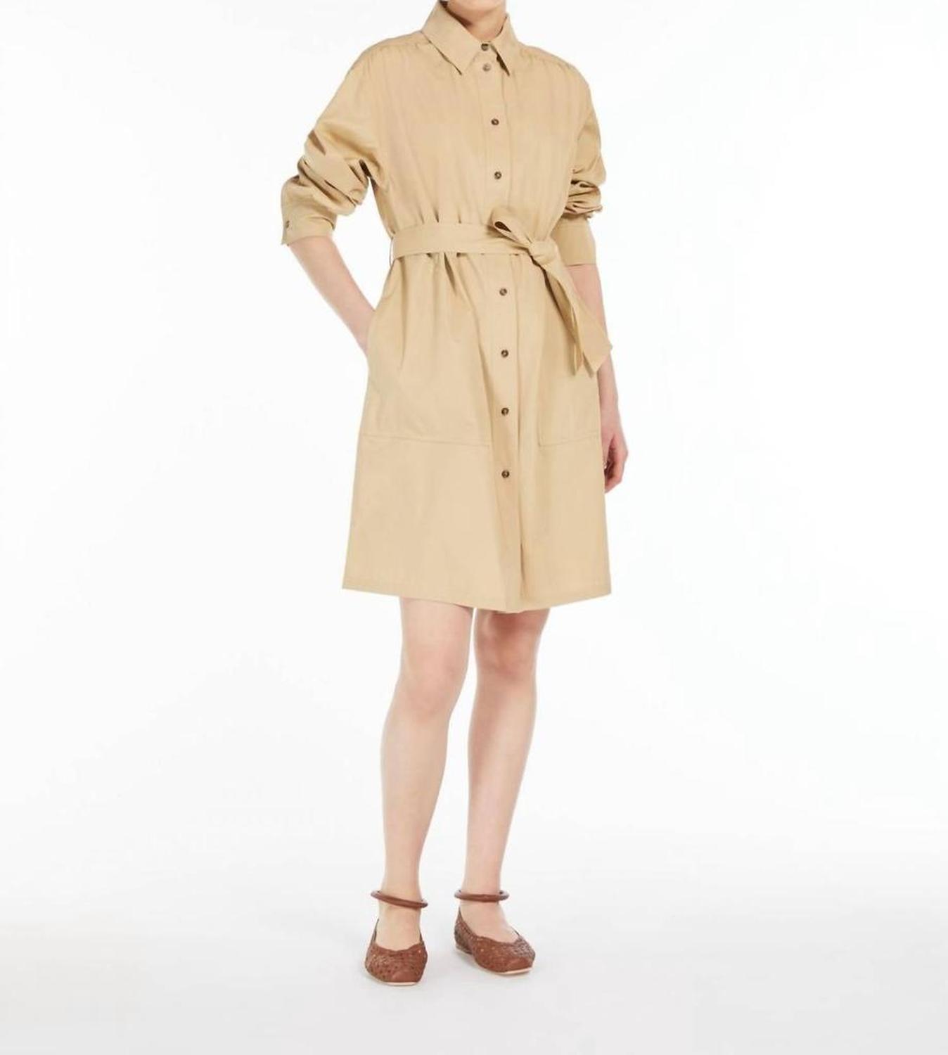 Weekend Virgus Poplin Shirt Dress In Colonial