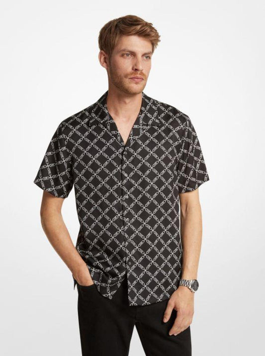 Empire Logo Print Woven Shirt